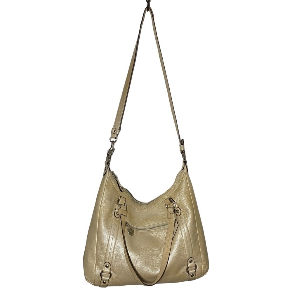 Coach Leather Shoulder Bag With Strap - Picture 2 of 14